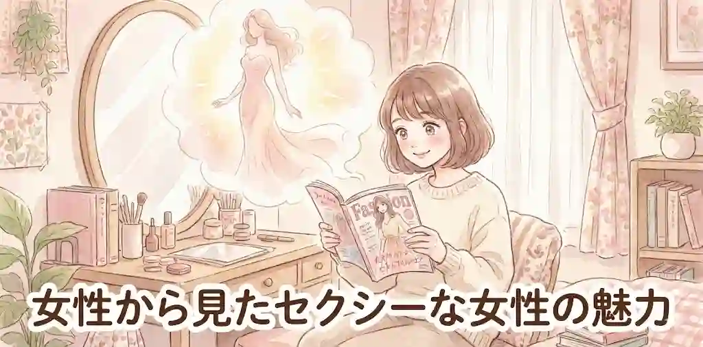女性から見たセクシーな女性の魅力