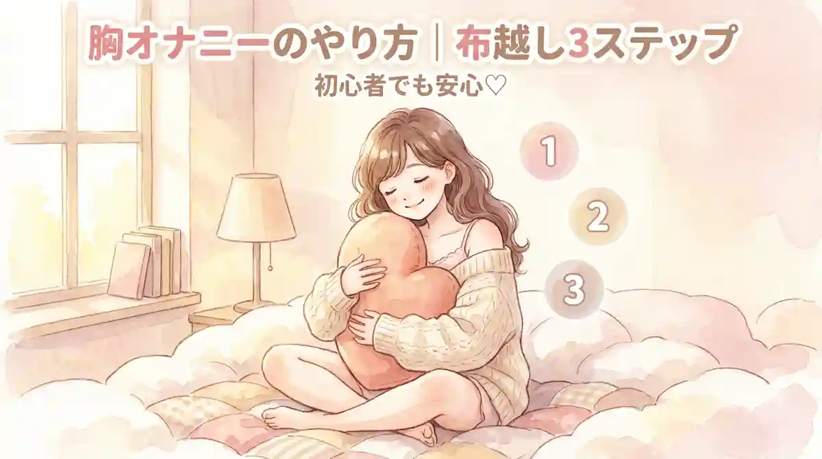 胸・おっぱいオナニーのやり方｜布越しから始める3ステップと楽しみ方