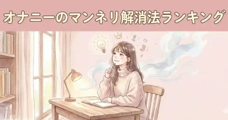 オナニーのマンネリでお悩みの女性向け｜解消法ランキング
