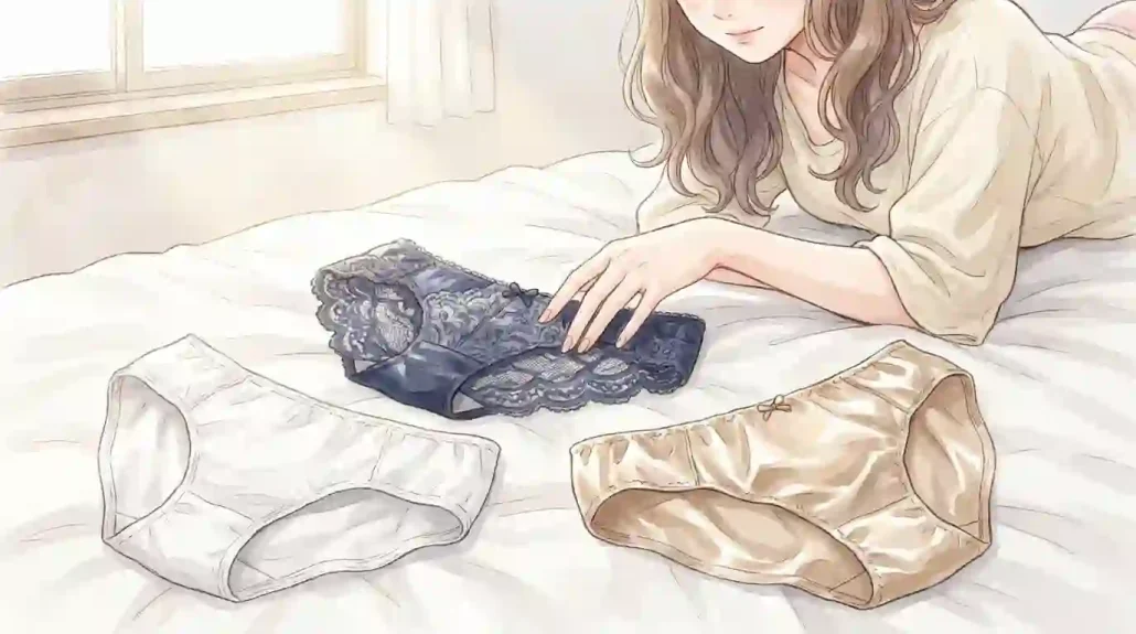 下着の素材で刺激が変わる