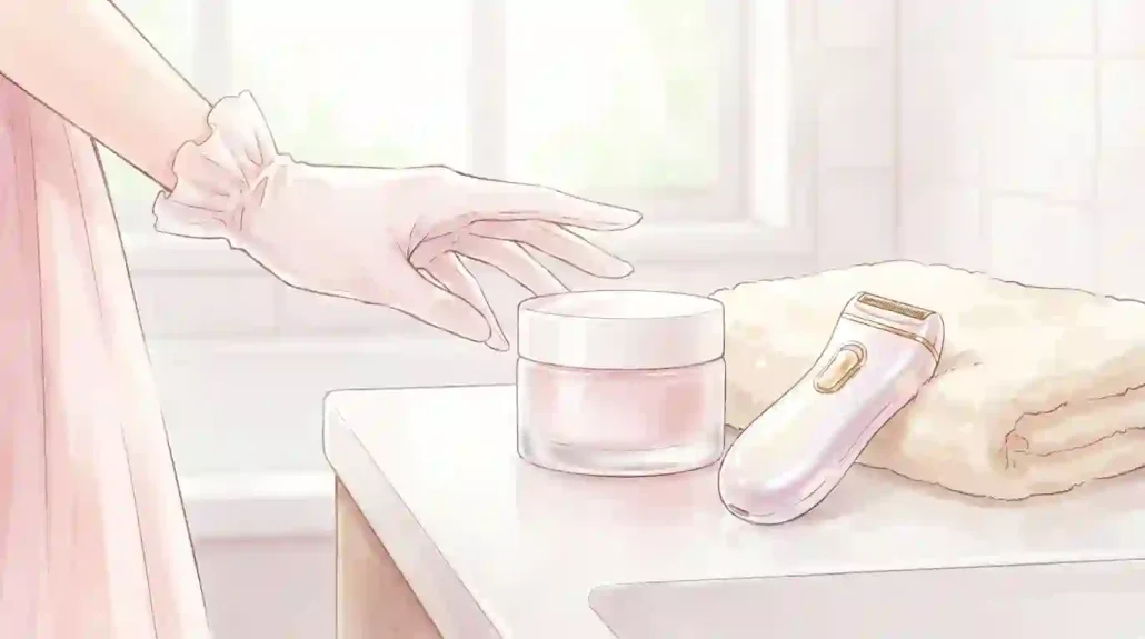 下の毛の基本の処理方法①カミソリ