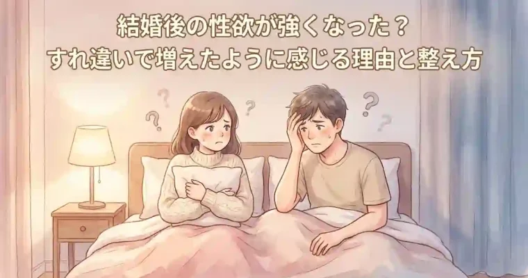 結婚後の性欲が強くなった？