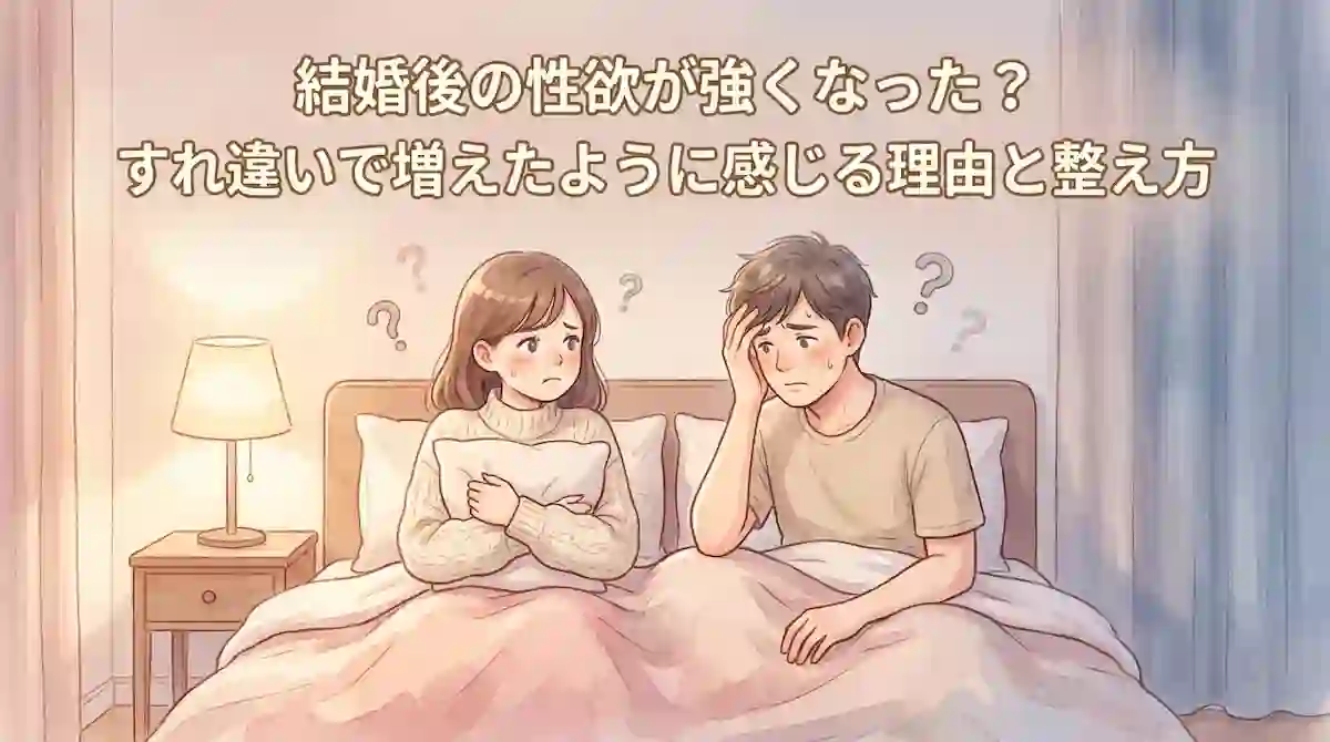 結婚後の性欲が強くなった？