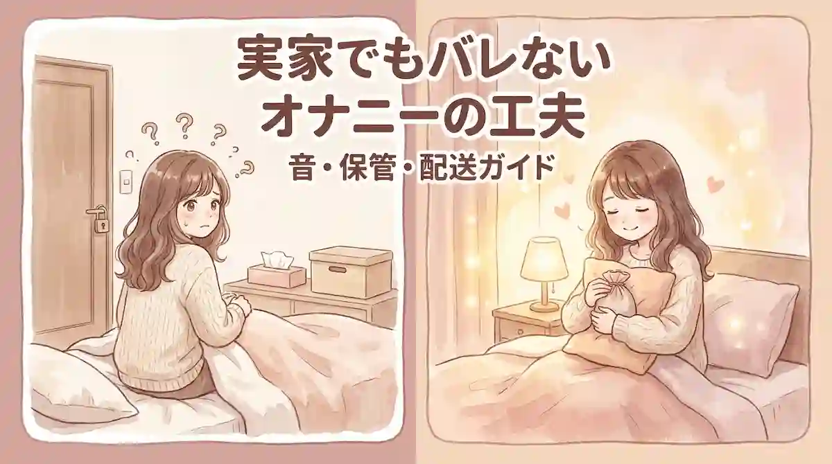 実家暮らしでオナニーがバレない方法｜女性のための音・保管・配送ガイド
