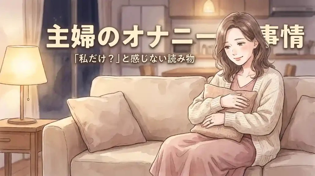主婦のオナニー事情──「私だけ?」と感じない読み物【責められない場所】
