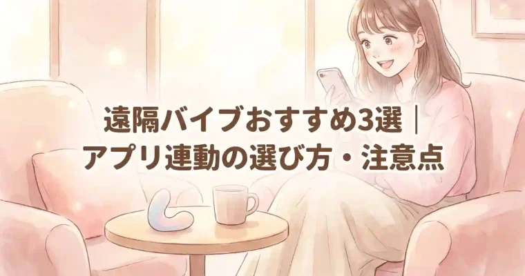 遠隔バイブおすすめ3選