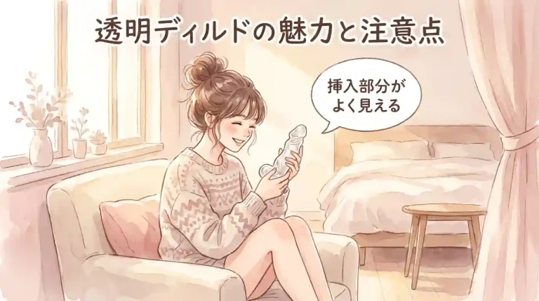 透明ディルドの魅力と注意点