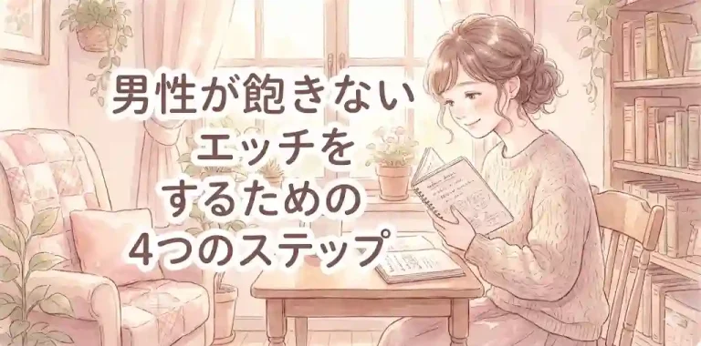 男性が飽きないエッチをするための4つのステップ