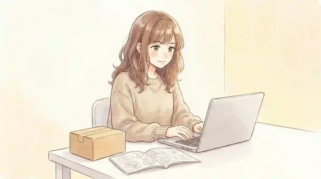 ネット通販で購入した場合の流れ