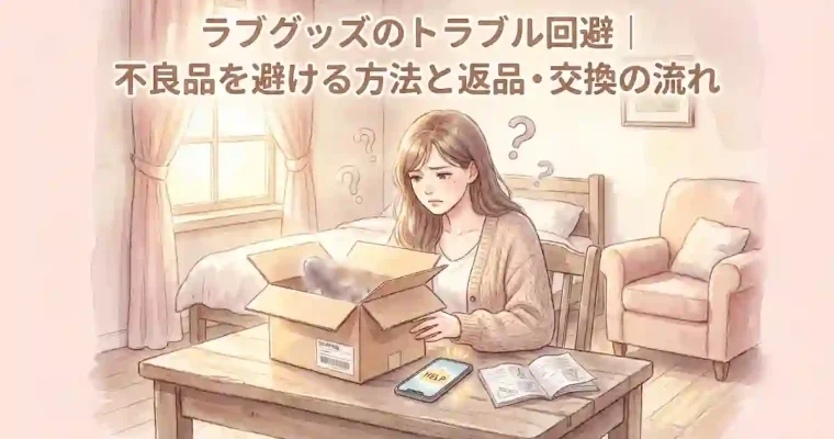 ラブグッズのトラブル回避｜不良品を避ける方法と返品・交換の流れ