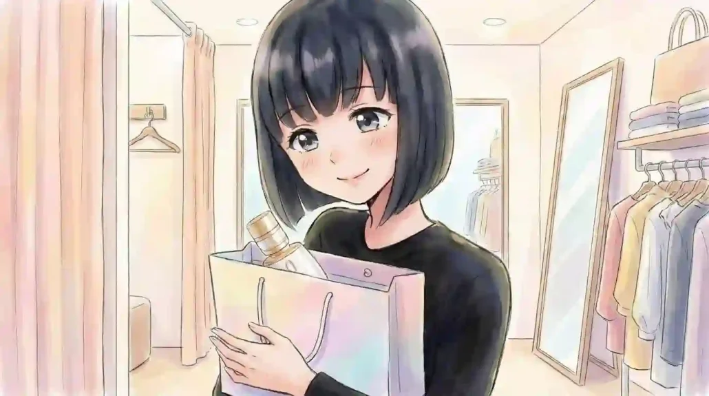 試着室　花咲香