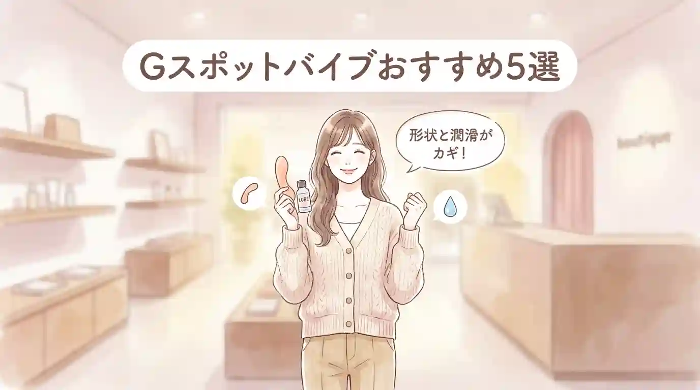 Gスポットおすすめバイブ５選