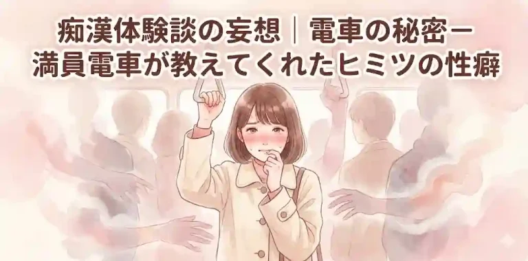 痴漢体験談の妄想｜電車の秘密 – 満員電車が教えてくれたヒミツの性癖