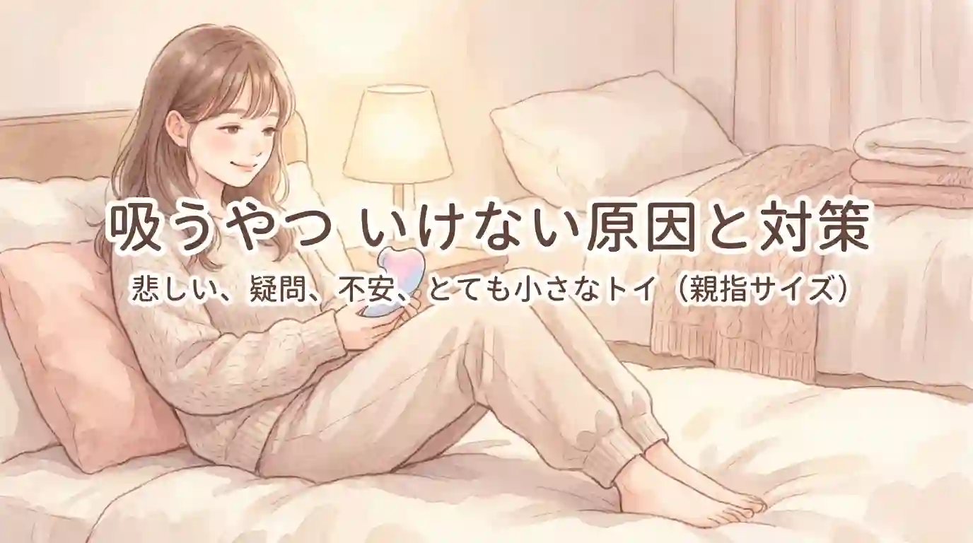 吸うやつ、全然イケないんだけど、何か間違ってる？