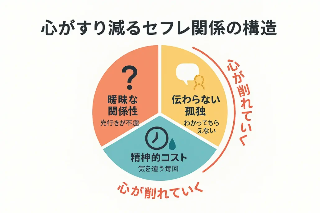心がすり減るセフレ関係の構造
