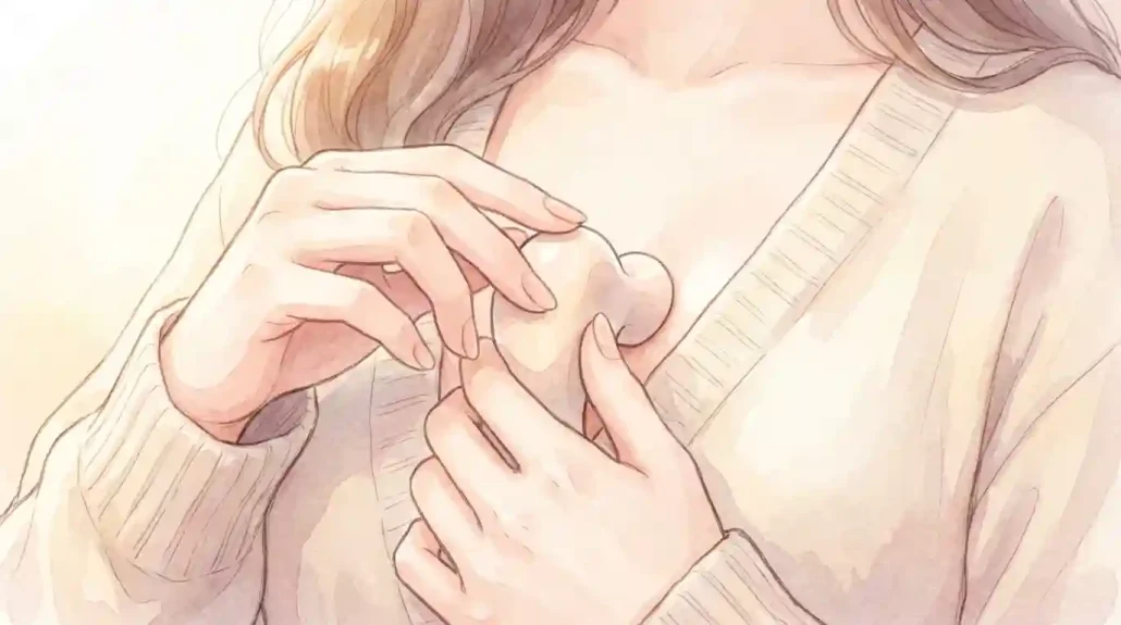 乳首吸引オナニー弱めで『当たり』を探す